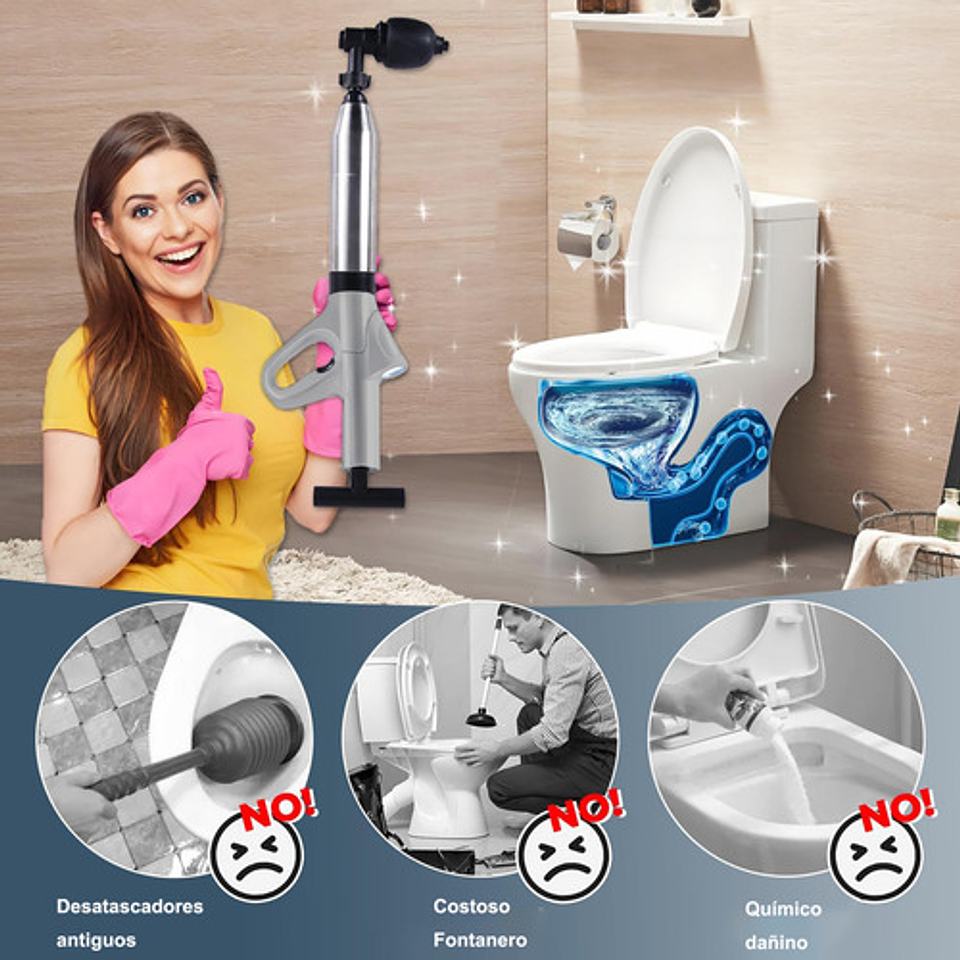 Dragado De Tuberías De Alta Presión, Destapador De Drenaje De Aire, Destapacaños Inodoro De Alta Presión, Destapa Caños Especializadas Para Baños, Lavabos, Tuberías Obstruidas 3