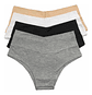 Pack  6  Calzones Bikinis Tiro Alto Algodón Nuevo  Peruano - Miniatura 6