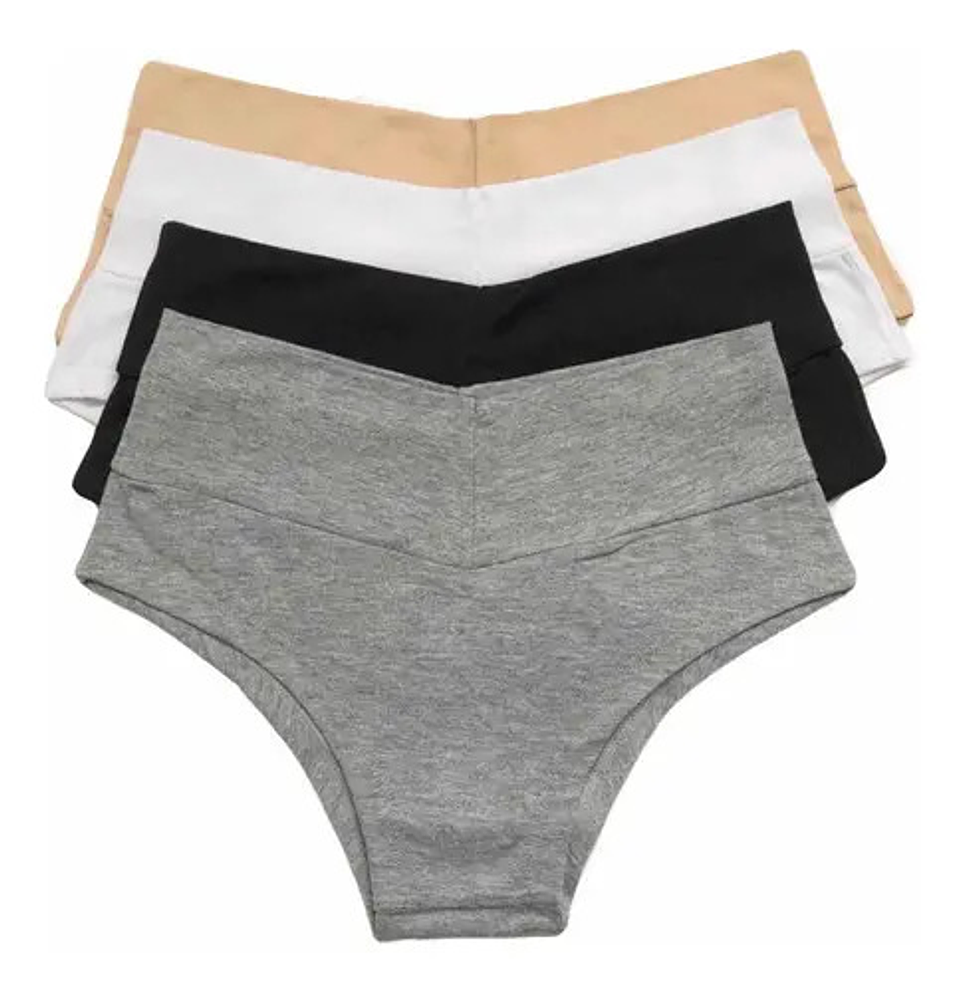 Pack  6  Calzones Bikinis Tiro Alto Algodón Nuevo  Peruano 6