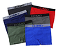 Pack 6 Bóxer Hombre Algodón Solo Color M L Xl Xxl - Miniatura 1