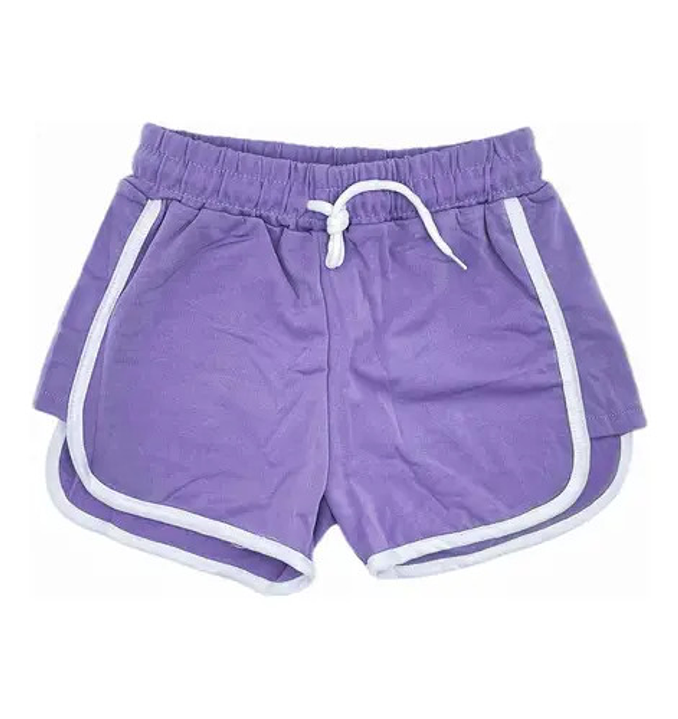 Pack 3 Shorts Bermudas Buzo Deportivo Mujer Con Bolsillo 3