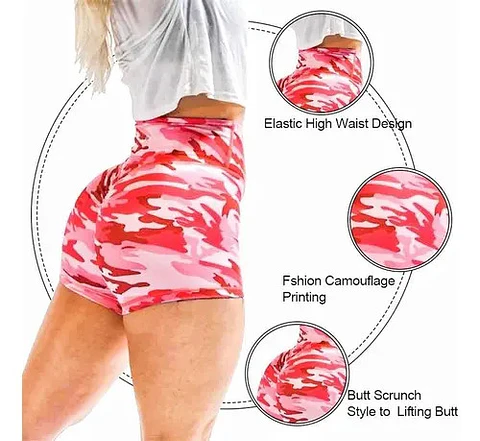 Pack2 Calza Corta Bambú Deportiva, Push Up Colores Surtidos