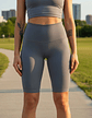 Calza Biker Corta Short Biker Deportiva  Mujer Lycra - Miniatura 1