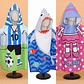 Pack 6  Toalla De Baño Playa Nadar Capucha Niños Diseños - Miniatura 6