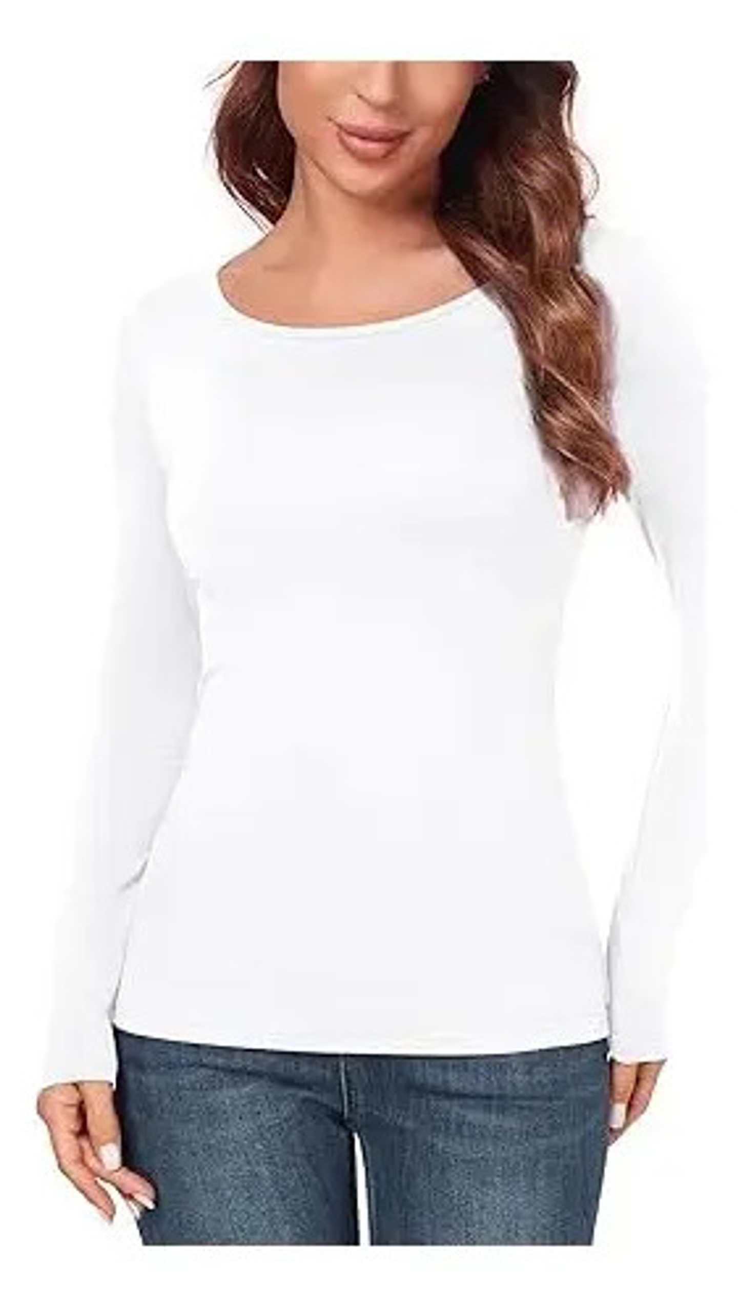 Pack 6 Camiseta De Mujer Manga Larga De Algodón. 2