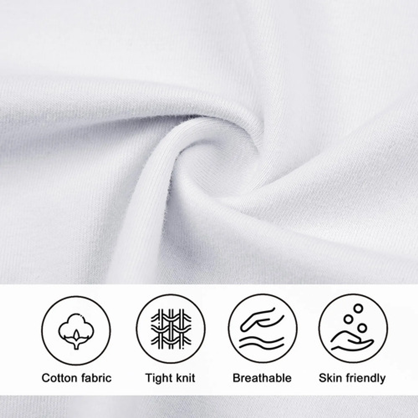 Camisetas Blancas Niño  Algodón Con Bambú Manga Larga  8