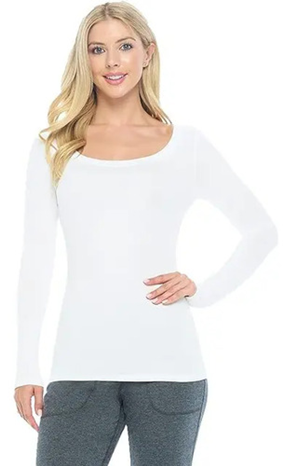 Camiseta  De Mujer Manga Larga De Algodón.  5