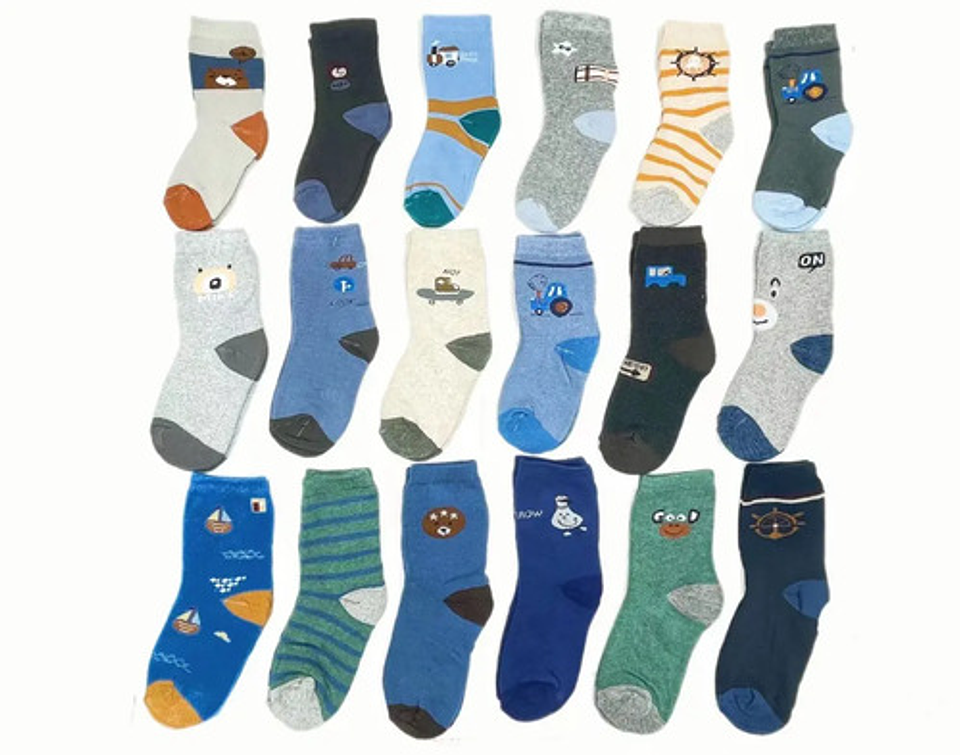 12pares Calcetines Antideslizantes Para Bebés De 1-2 Años 4