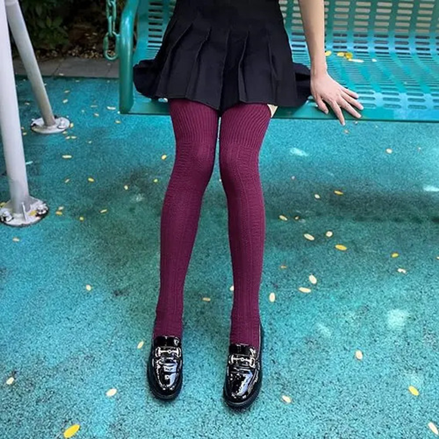 Pack 6 Pares Calcetas Largas, Bucaneras Escolares,7 Colores 39