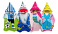 Pack 12 Toalla De Baño Playa Nadar Capucha Niños Diseños - Miniatura 1