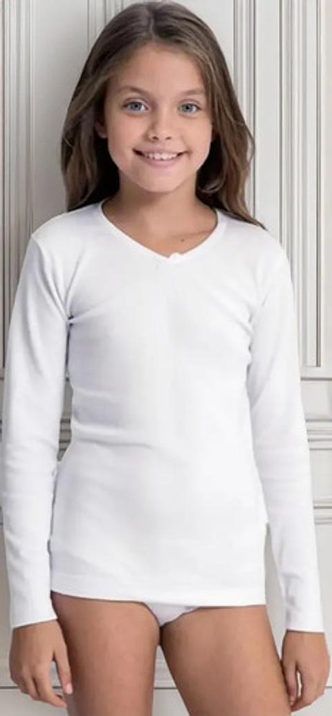 Pack 3 Camisetas Niña Manga Larga
