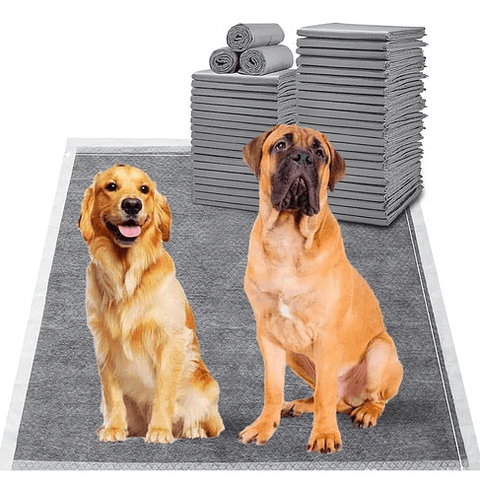 100 Pañales Tipo Sabanillas Mascotas Perros 60x90 Cms Negro