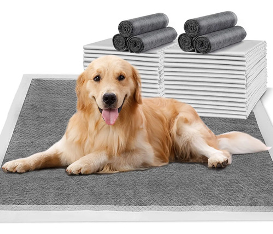 100 Pañales Tipo Sabanillas Mascotas Perros 60x90 Cms Negro 2