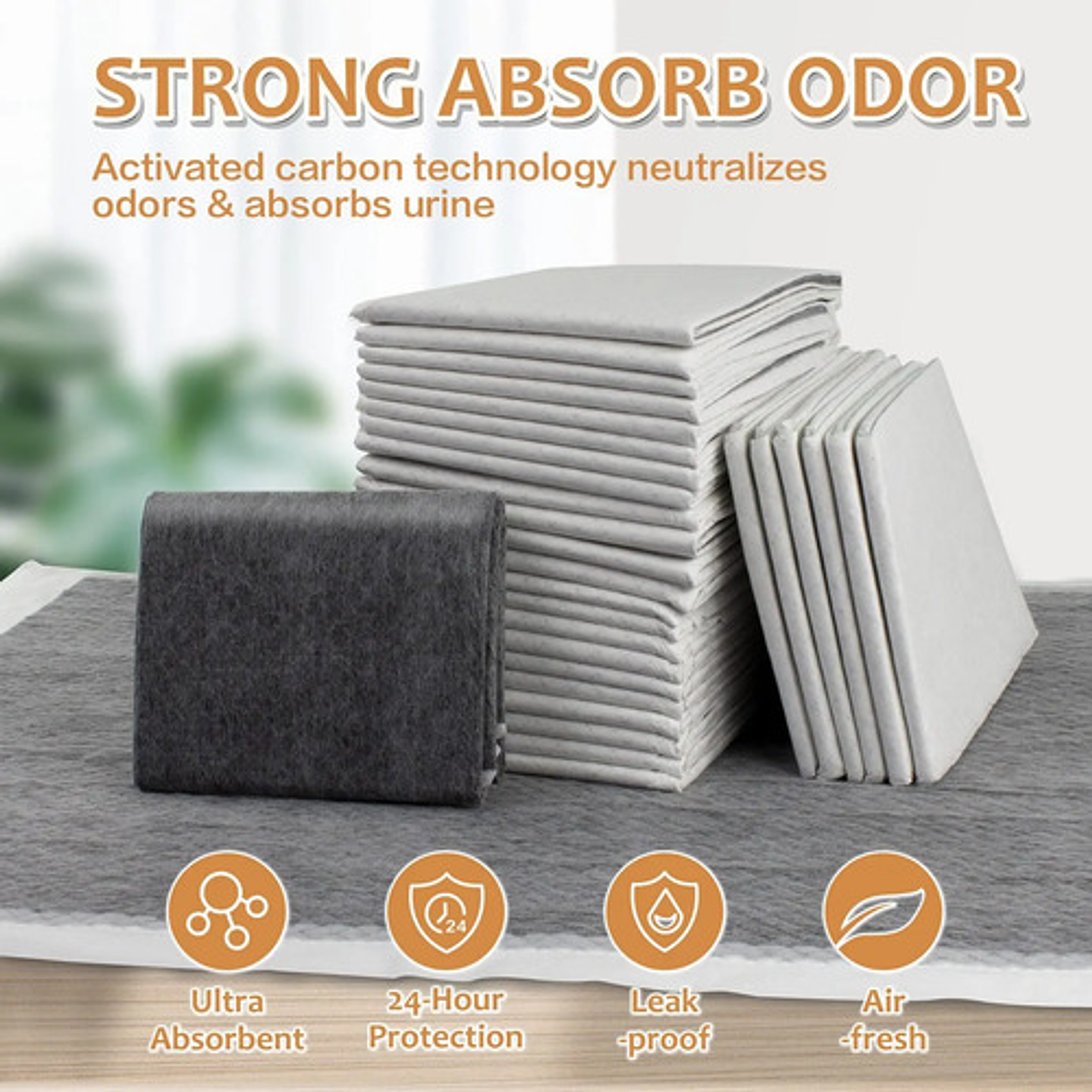 100 Pañales Tipo Sabanillas Mascotas Perros 60x90 Cms Negro 3