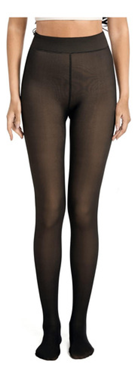 Calza Efecto Piel. Mujer Invierno Forro Piel S-xxl