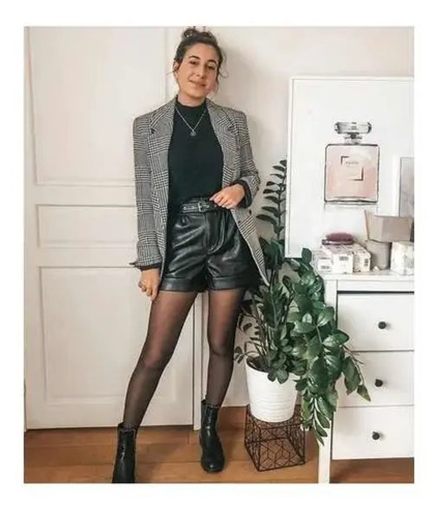 Calza Efecto Piel. Mujer Invierno Forro Piel S-xxl 8