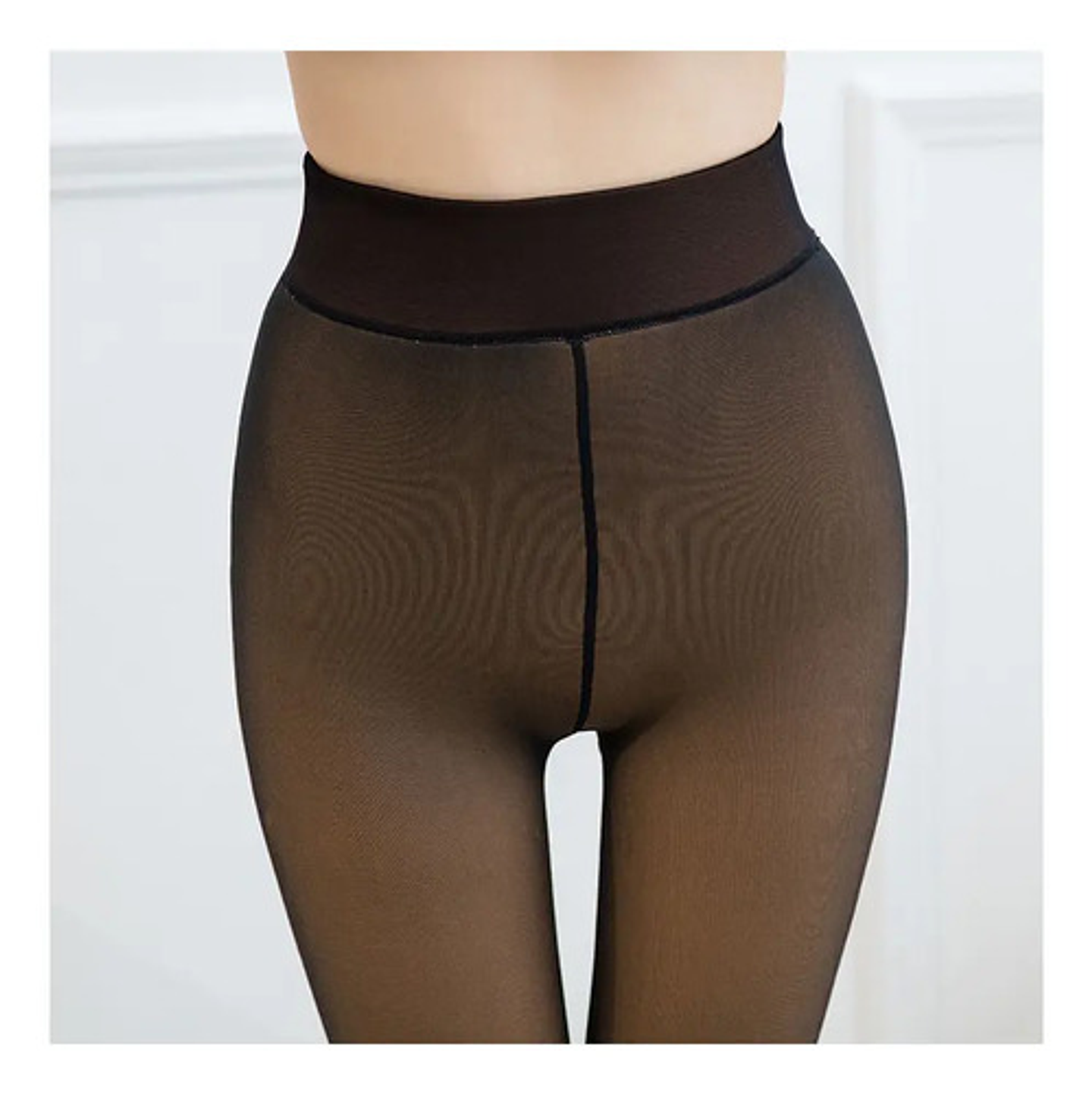 Calza Efecto Piel. Mujer Invierno Forro Piel S-xxl 10