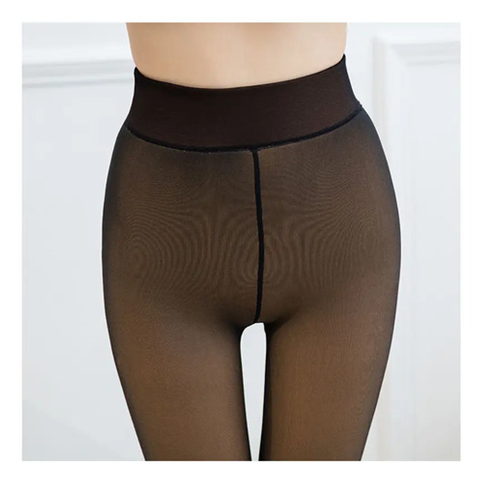 Calza Efecto Piel. Mujer Invierno Forro Piel S-xxl 10