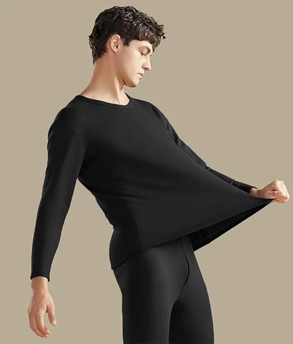 Pack 6 Camiseta Hombre Varón Bambú Con Polar 5