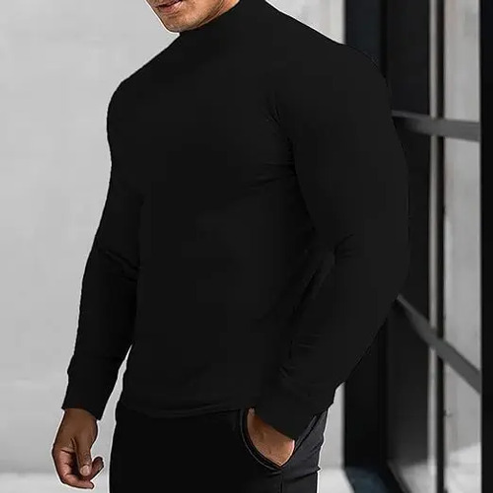 Pack 6 Camiseta Hombre Varón Bambú Con Polar 19