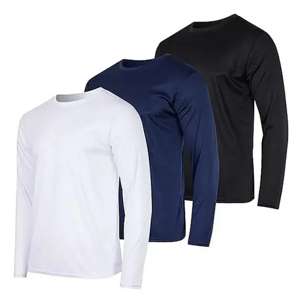 Pack 6 Camiseta Hombre Varón Bambú Con Polar 22