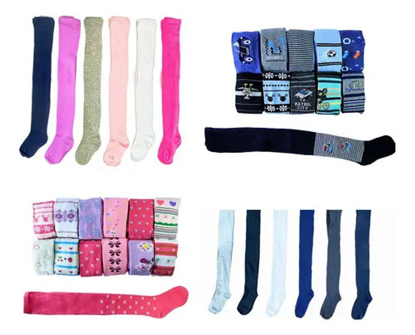 Pack 6 Pantys De Niña Algodón Sin Diseño  Y  Con Diseño 3