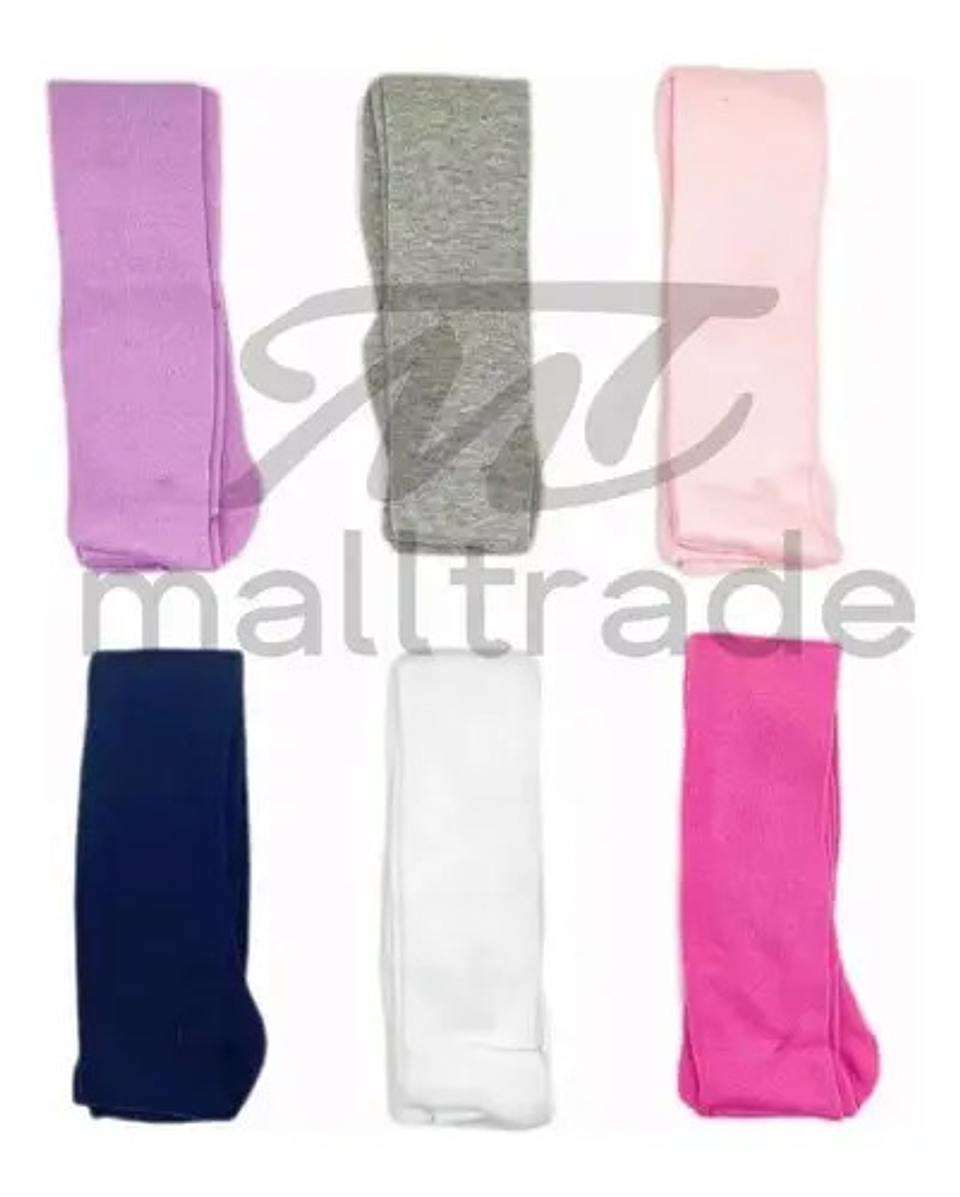 Pack 6 Pantys De Niño Y Niña  Algodón Sin Diseño,solo Color 6