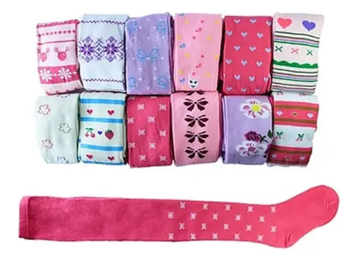 Pack 6 Pantys De Niño Y Niña  Algodón Sin Diseño,solo Color 8