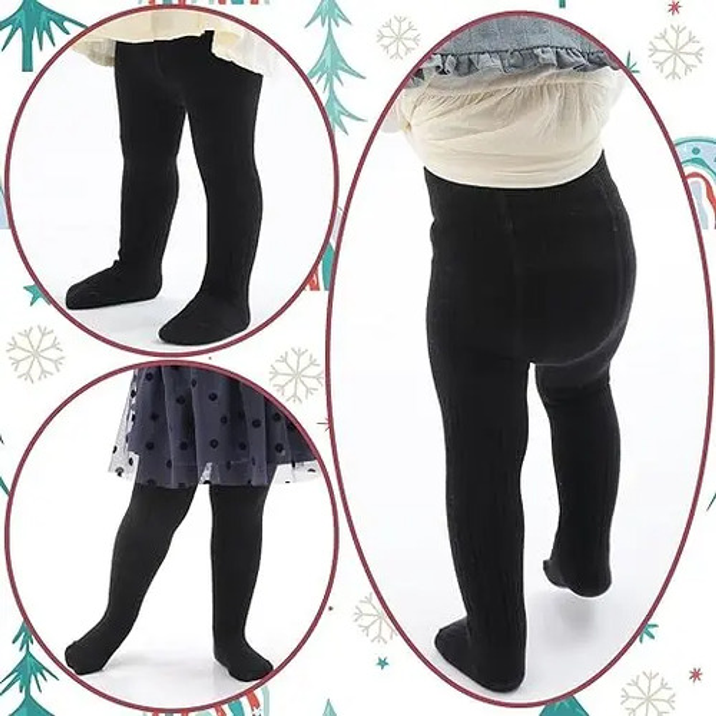 Pack 6 Pantys De Niño Y Niña  Algodón Sin Diseño,solo Color 17