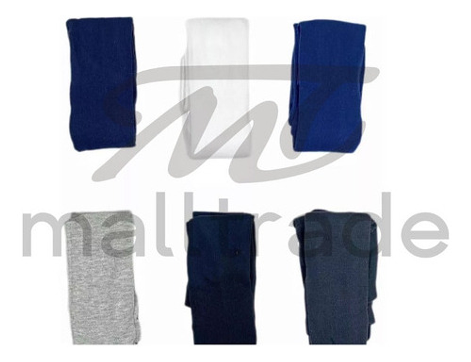 Pack 6 Pantys De Niño Y Niña  Algodón Sin Diseño,solo Color 19