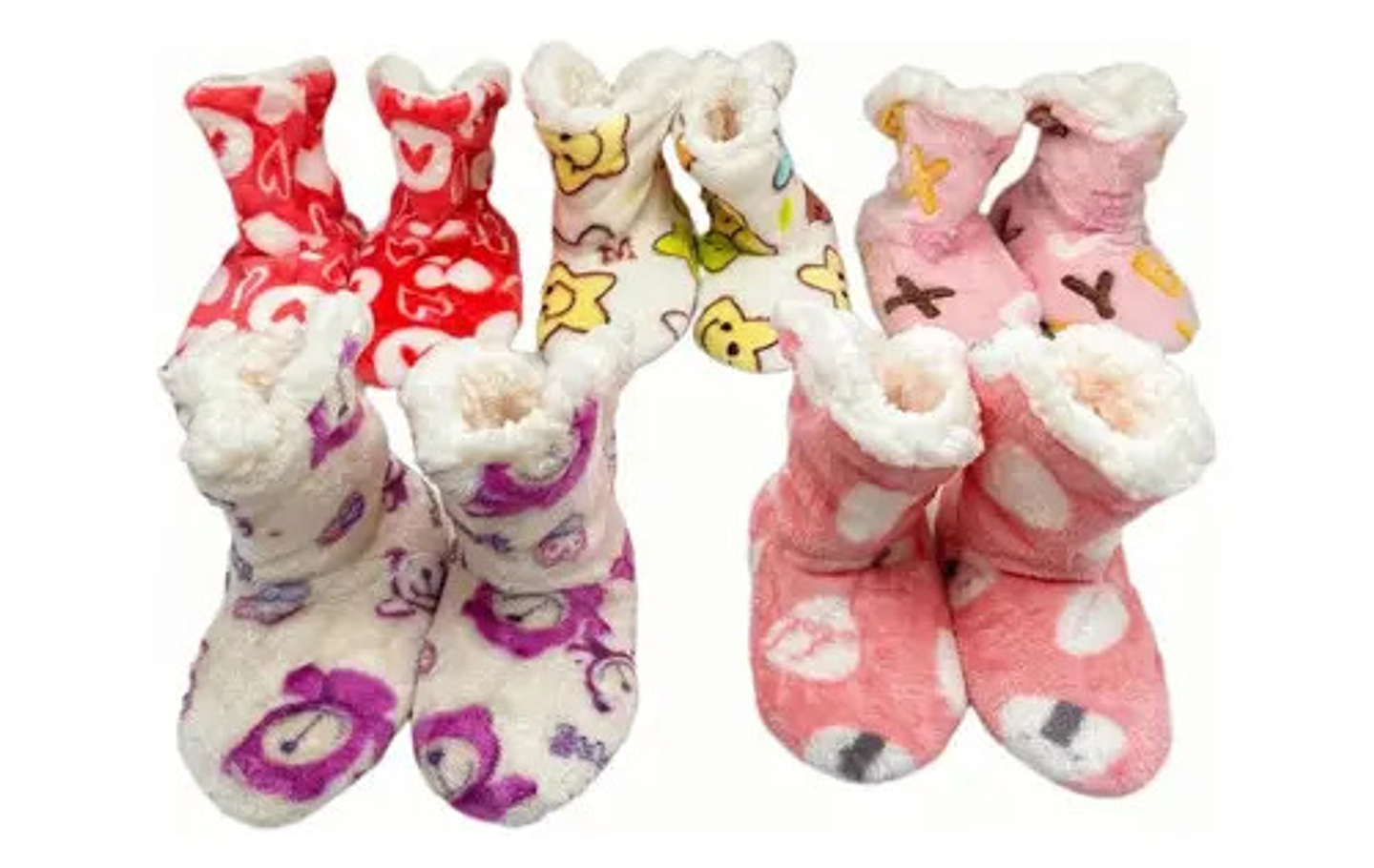 X2 Pantuflas Invierno Chiporro Antideslizante Niña Niño 1