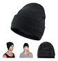 Gorro Invierno Hombre Mujer De Lana Forro Interior Termico - Miniatura 1
