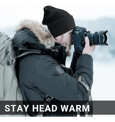 Gorro Invierno Hombre Mujer De Lana Forro Interior Termico