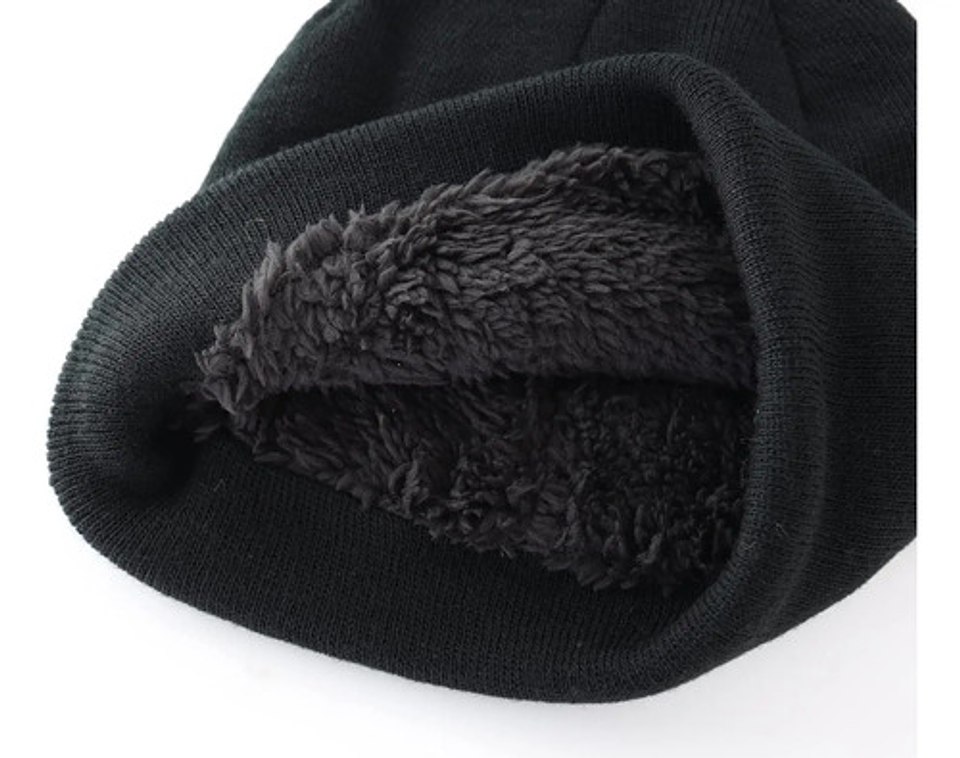 Gorro Invierno Hombre Mujer De Lana Forro Interior Termico 3