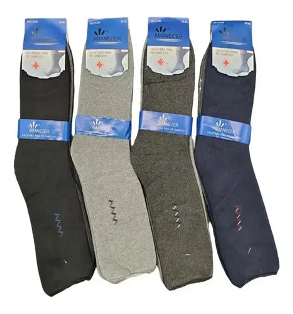 12 Parescalcetín Hombre Bambú Grueso Diabéticos Sin Costuras 1