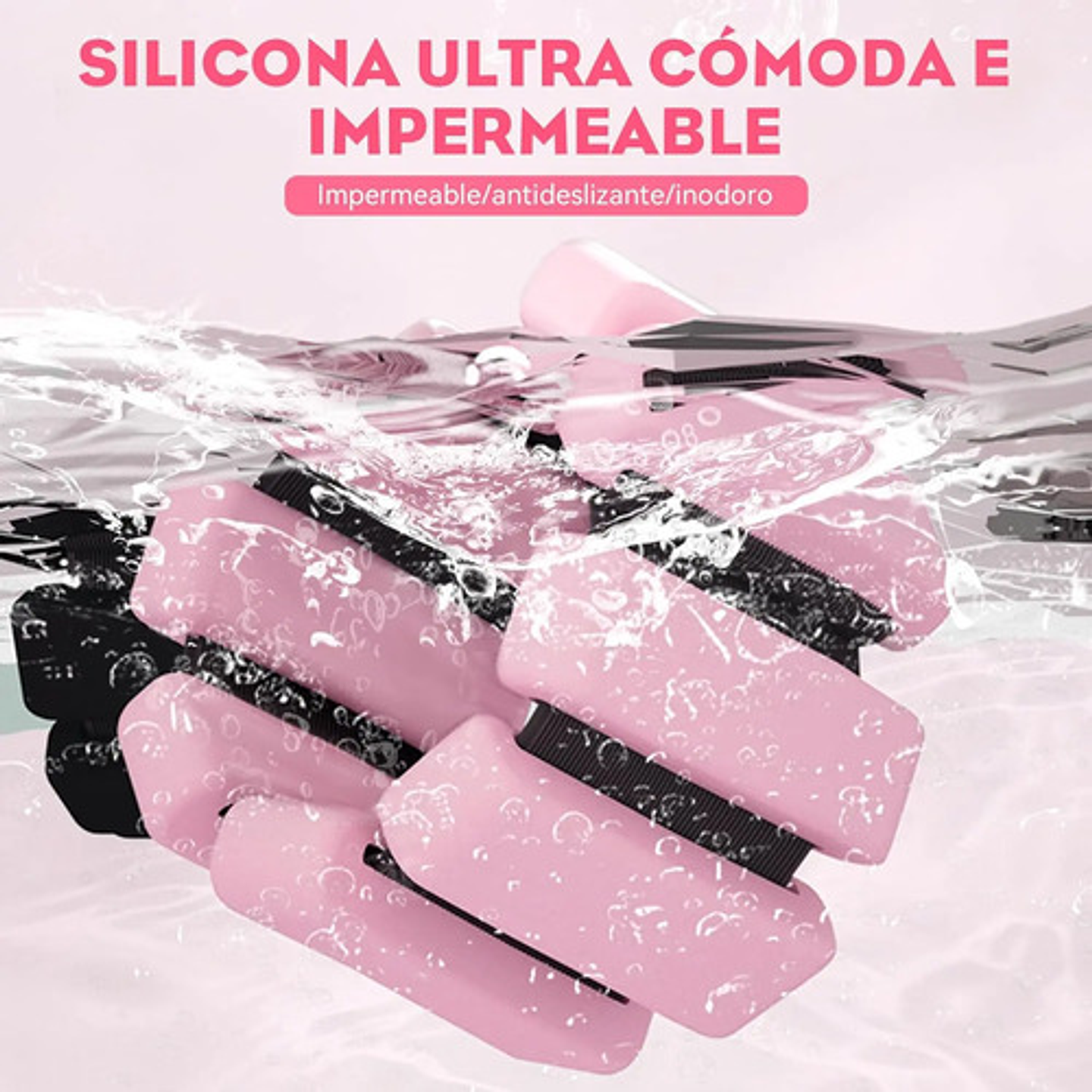 Kit 2 Brazaletes Pesas Para Tobillos Y Muñecas 2 Lbs Ajusta Rosa 6