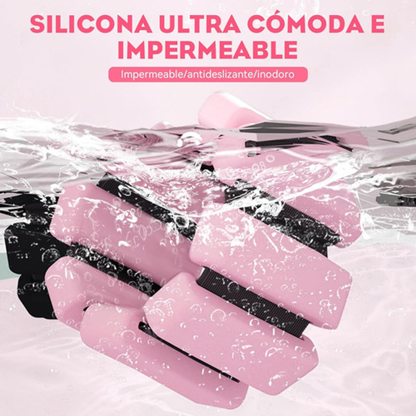 Kit 2 Brazaletes Pesas Para Tobillos Y Muñecas 2 Lbs Ajusta Rosa 6