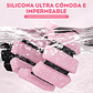 Kit 2 Brazaletes Pesas Para Tobillos Y Muñecas 2 Lbs Ajusta Rosa - Miniatura 6