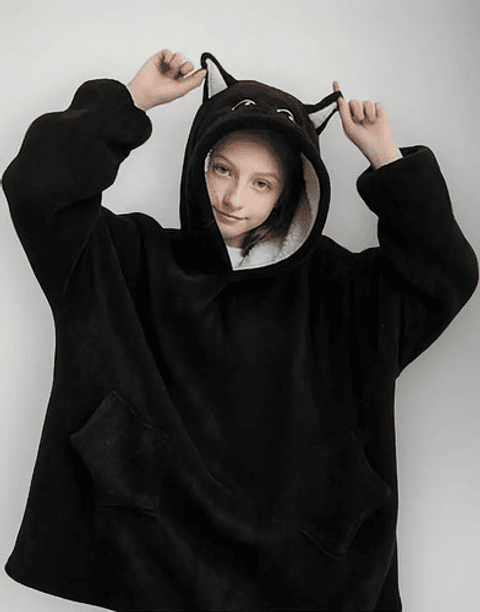 Pijama Bata Frazada Polar Polerón Térmica De Felpa Niño 6-13