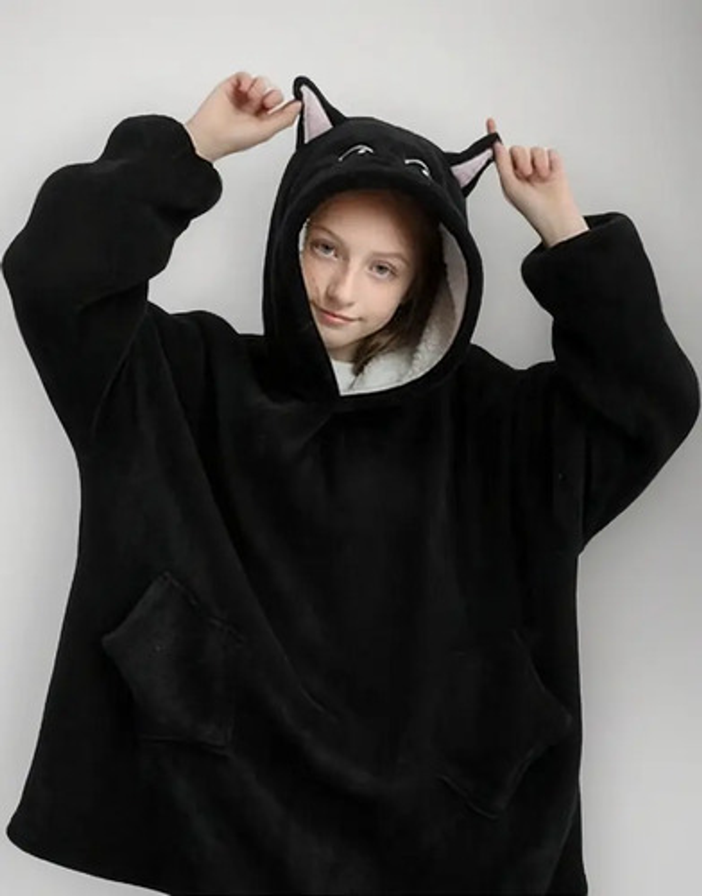 Pijama Bata Frazada Polar Polerón Térmica De Felpa Niño 6-13 1