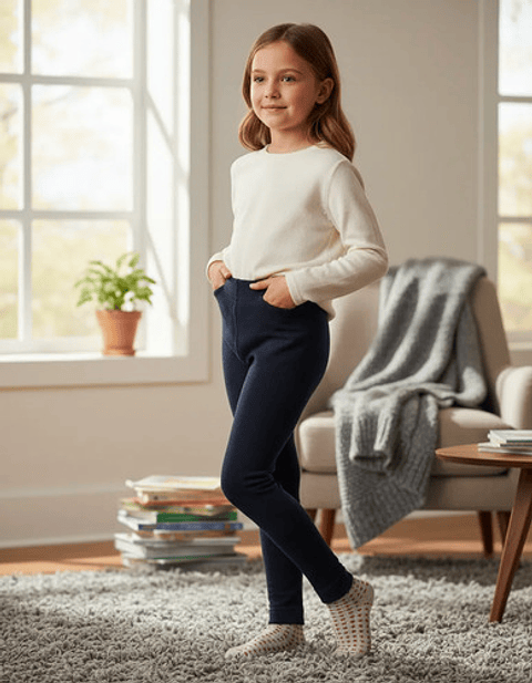 Pack 2 Panty Niña Invierno Forro Polar.calzas Niña Con Polar