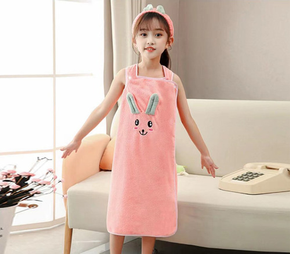 Toalla De Baño Conejo,toalla Dibujos Animados Secado Rapido 3