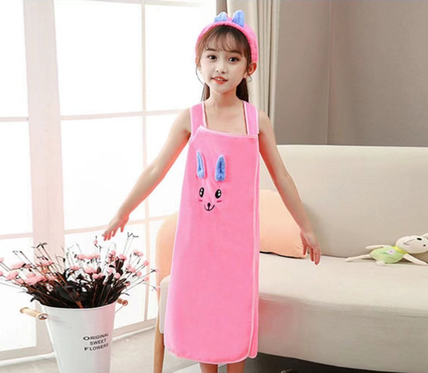 Toalla De Baño Conejo,toalla Dibujos Animados Secado Rapido 13