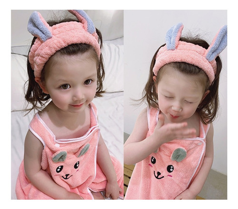 Toalla De Baño Conejo,toalla Dibujos Animados Secado Rapido 15