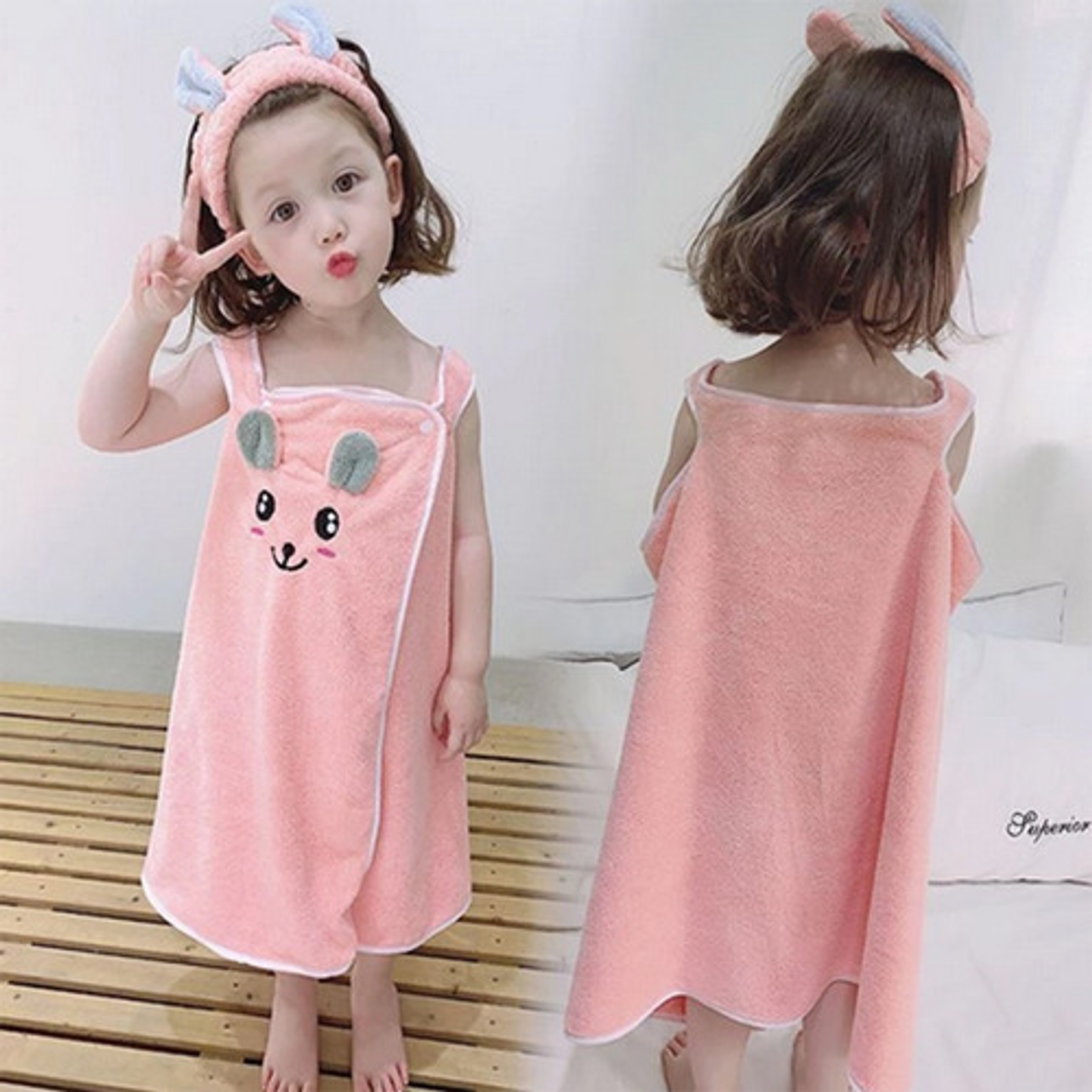 Toalla De Baño Conejo,toalla Dibujos Animados Secado Rapido 35