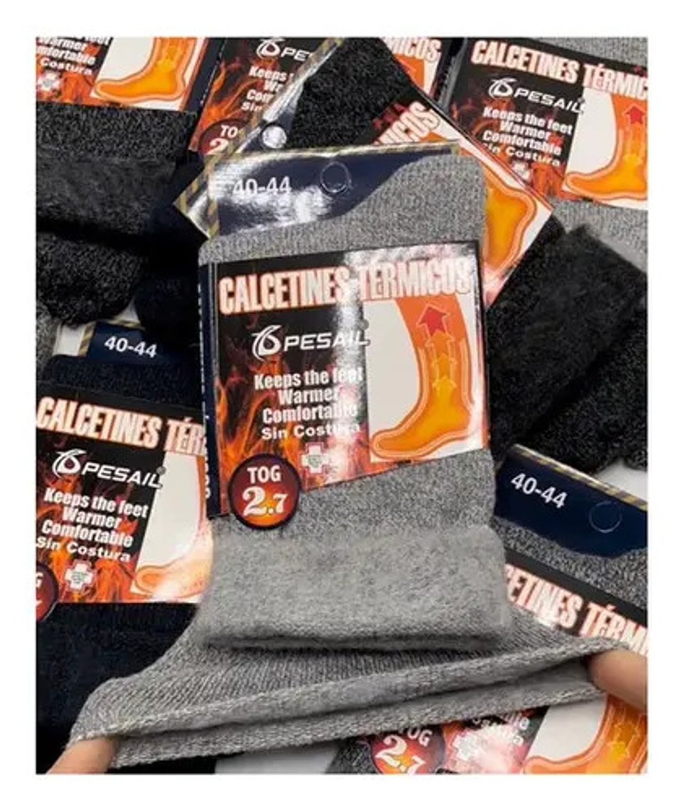 4 Pares Calcetines Ultra Termicos Cardado Suaves No Aprietan 3