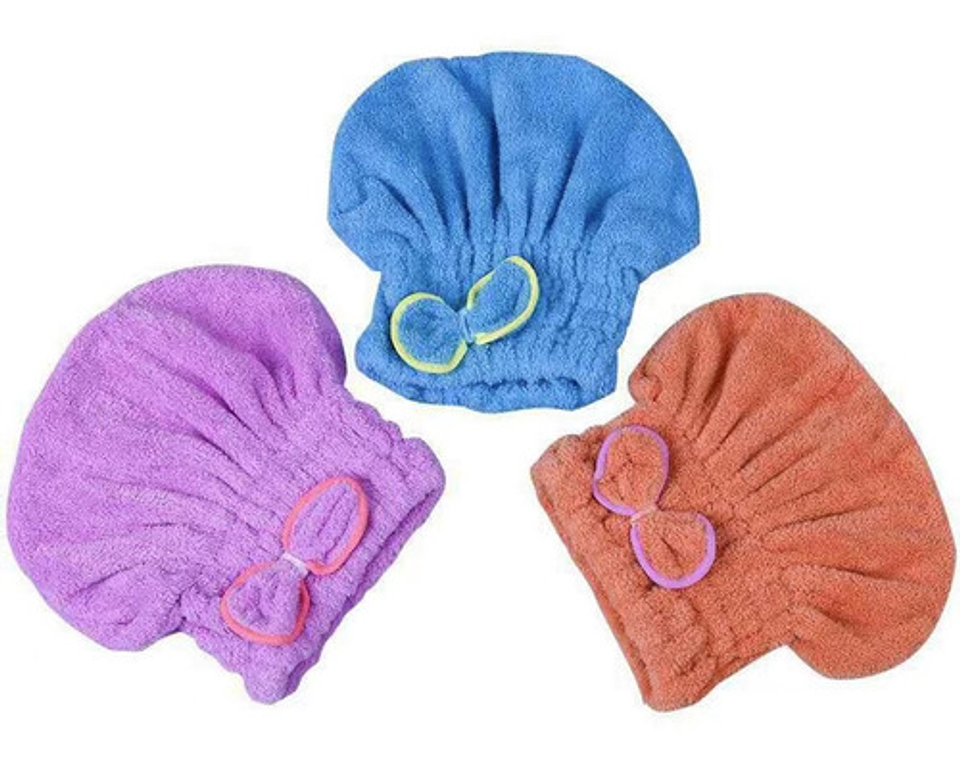 Gorro Toalla Microfibra Para Secar Cabello Ducha 10