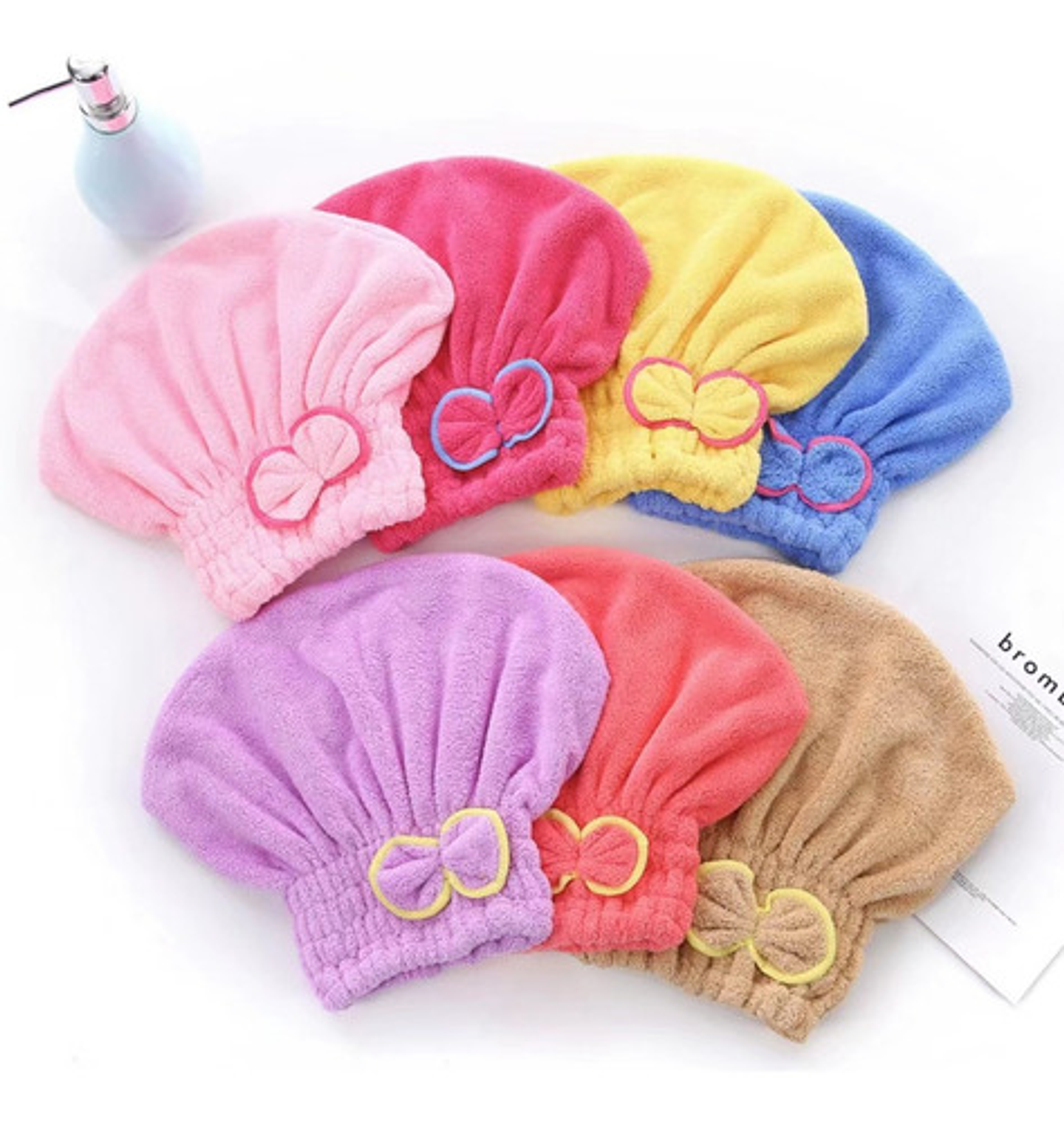 Gorro Toalla Microfibra Para Secar Cabello Ducha 13