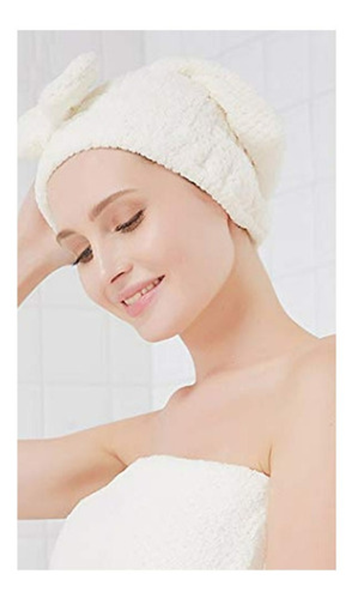 Gorro Toalla Microfibra Para Secar Cabello Ducha 24