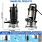 Bomba De Agua Sumergible 370w, Flujo Máximo 1500l/h, Bomba Sumergible Agua Sucia Para Piscina, Jardín Y Estanque Negro - Miniatura 5